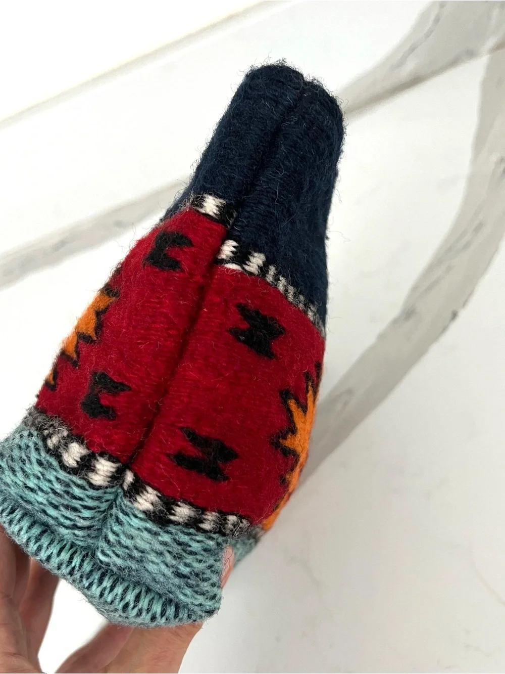 MZ Made Eagle Eye Handwoven Wool Pouch - Picture 9 of 12